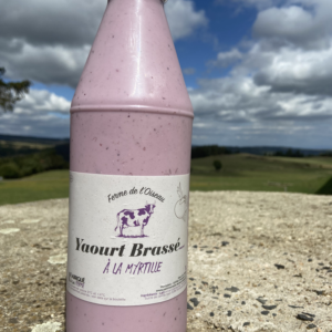 Yaourt brassé myrtille 1L