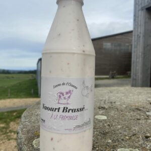 Yaourt brassé framboise 1L