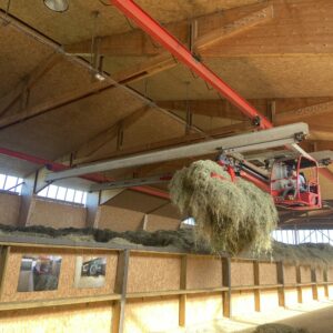 La grange avec foin - Ferme de GAEC de l'Oiseau